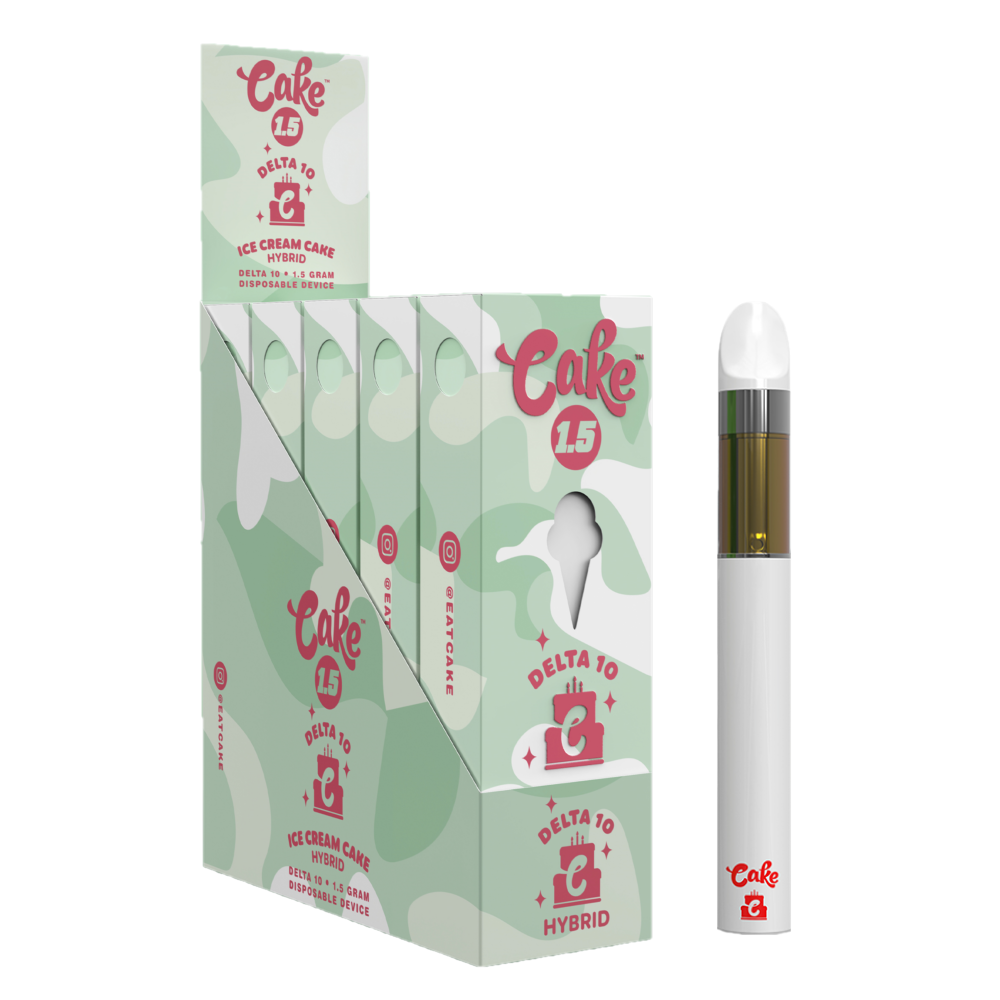 Cake Delta Vape Disposable G Ice Cream Cake Pack Display