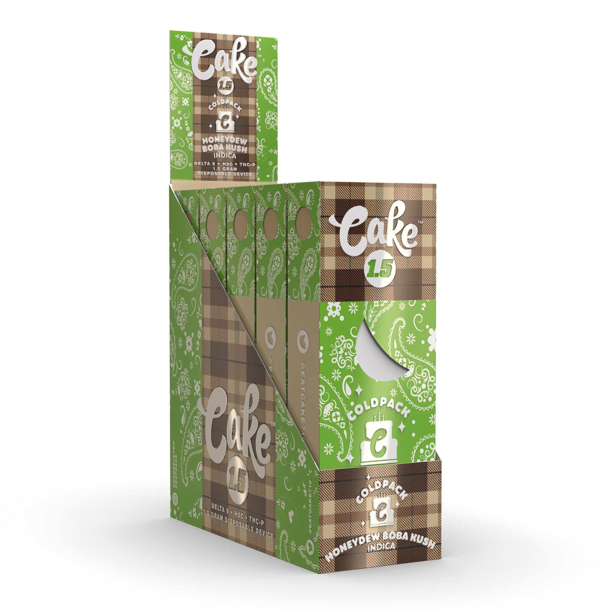 Cake – Coldpack Series 1.5g THC-P + Delta 8 + HXC Disposable Vape 