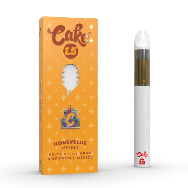 Cake – Delta 8 Disposable 1.5g Device – Honey Glue 5-Pack Display (MSRP ...